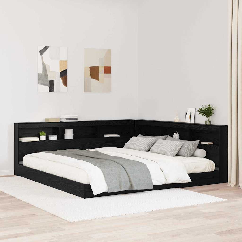 Testata contenitore Rovere Nero 200 cm Legno multistrato
