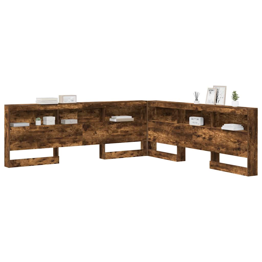 Testata contenitore Rovere fumé 200 cm Legno multistrato