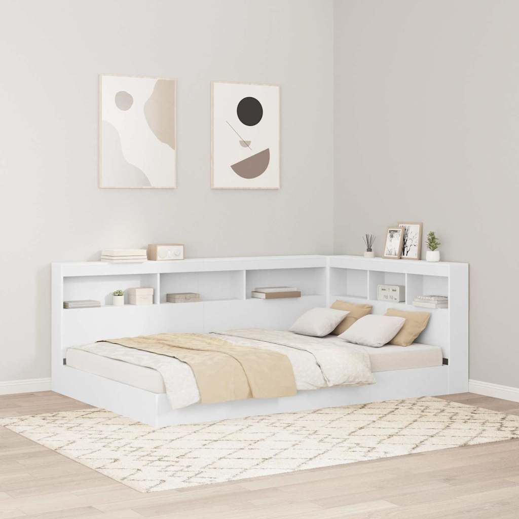 Testata contenitore Bianco 120 cm Legno multistrato