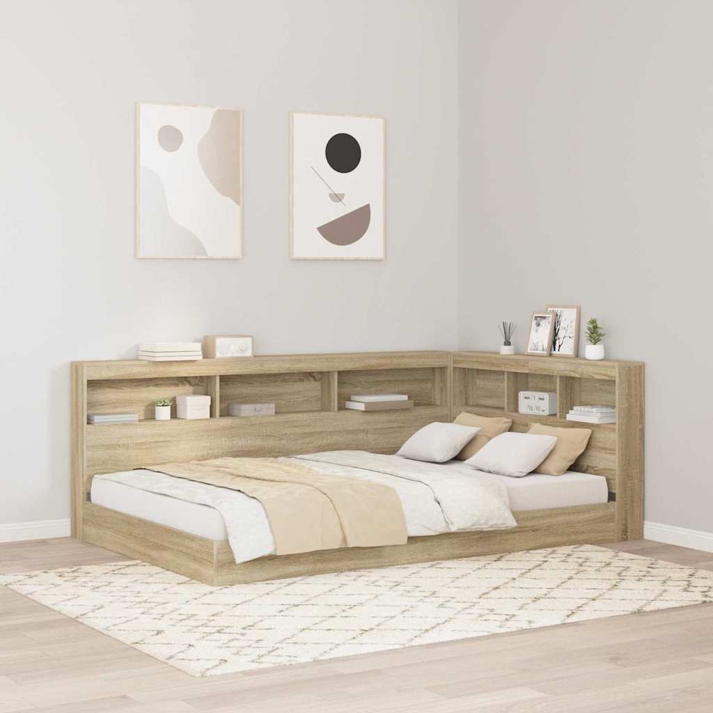 Testata contenitore Rovere Sonoma 120 cm Legno multistrato