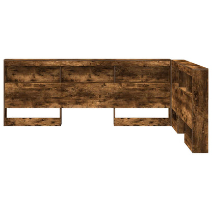 Testata contenitore Rovere fumÃƒÂ© 140 cm Legno multistrato
