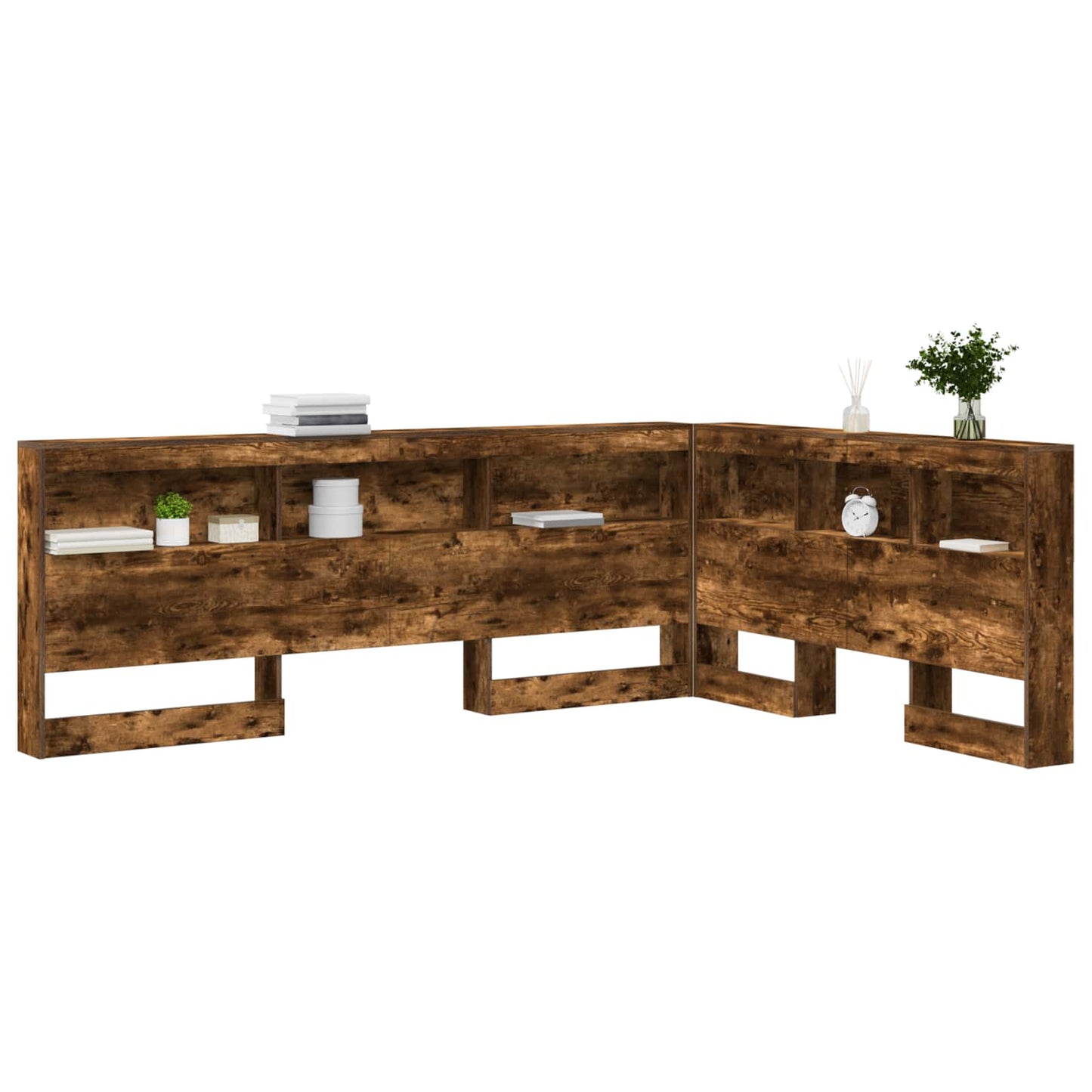 Testata contenitore Rovere fumÃƒÂ© 140 cm Legno multistrato
