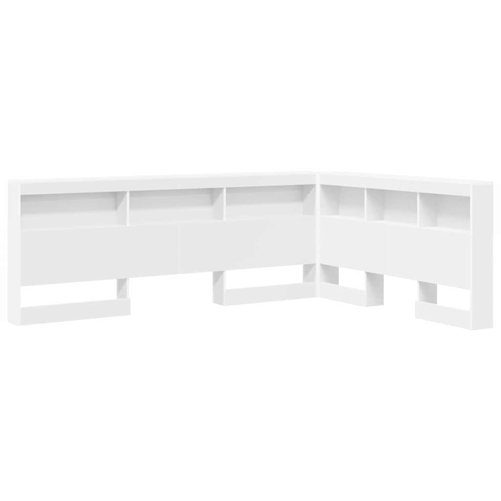 Testata contenitore Bianco 150 cm Legno multistrato