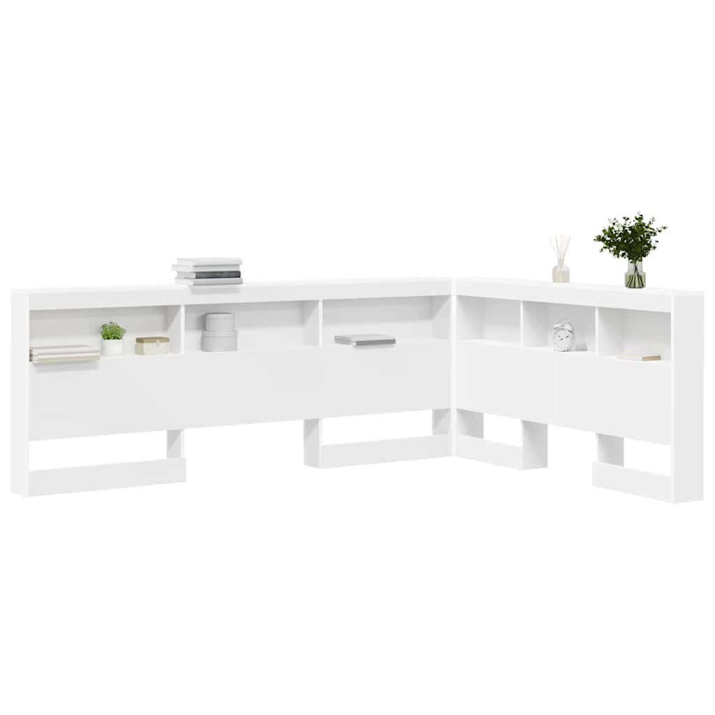 Testata contenitore Bianco 150 cm Legno multistrato
