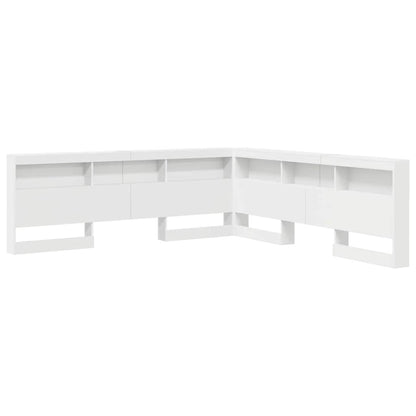 Testata contenitore Bianco 180 cm Legno multistrato