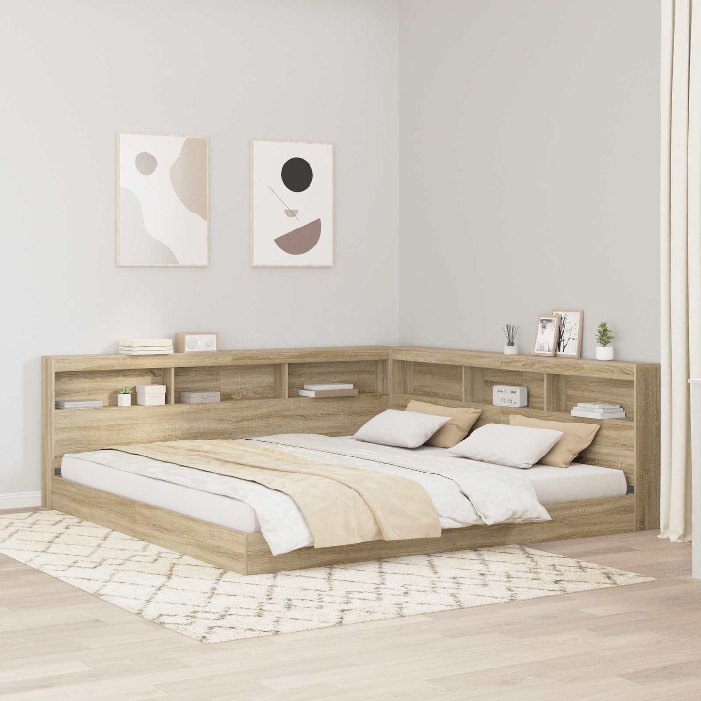 Testata contenitore Rovere Sonoma 180 cm Legno multistrato