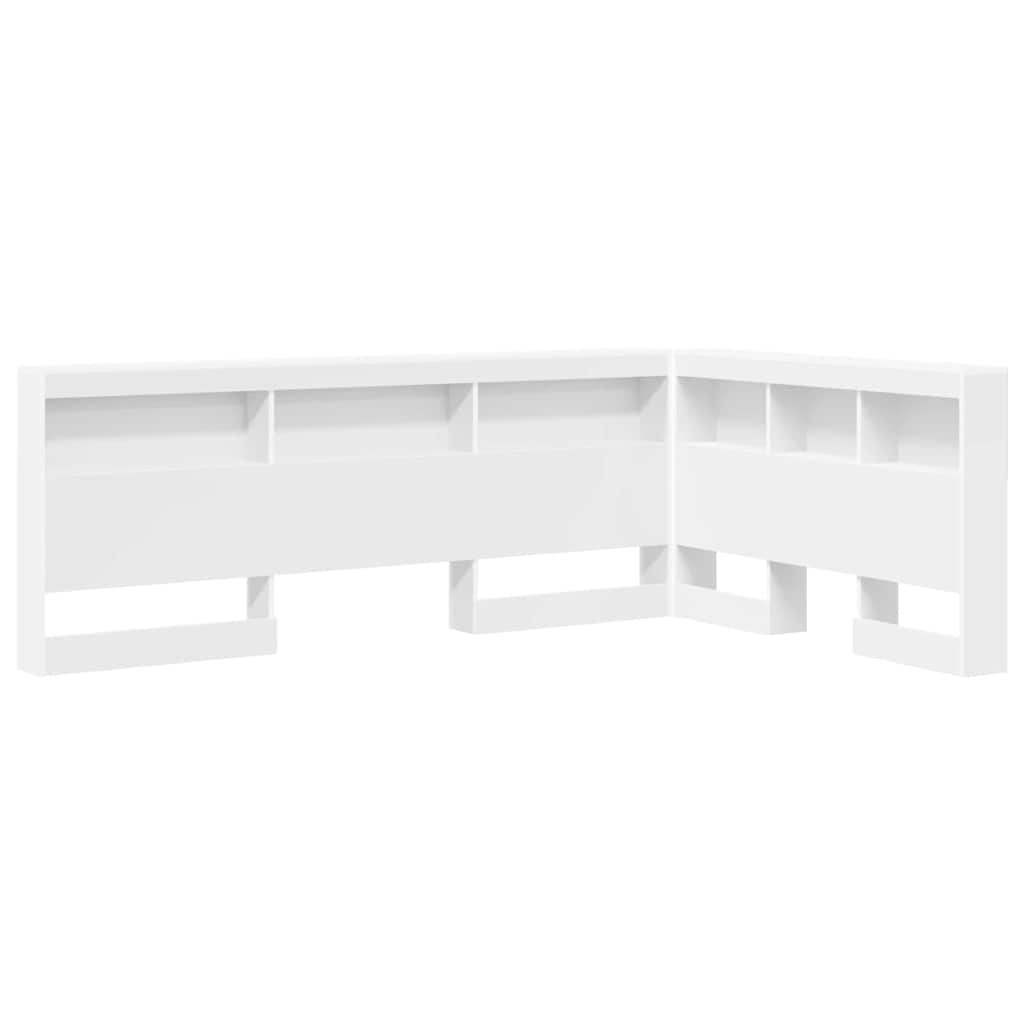 Testata contenitore con testiera Bianco 207,5 x 137,5 x 76,5 cm
