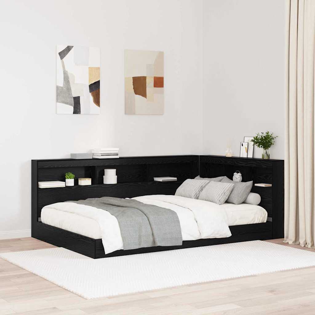 Testata contenitore Rovere Nero 207,5 x 137,5 x 76,5 cm
