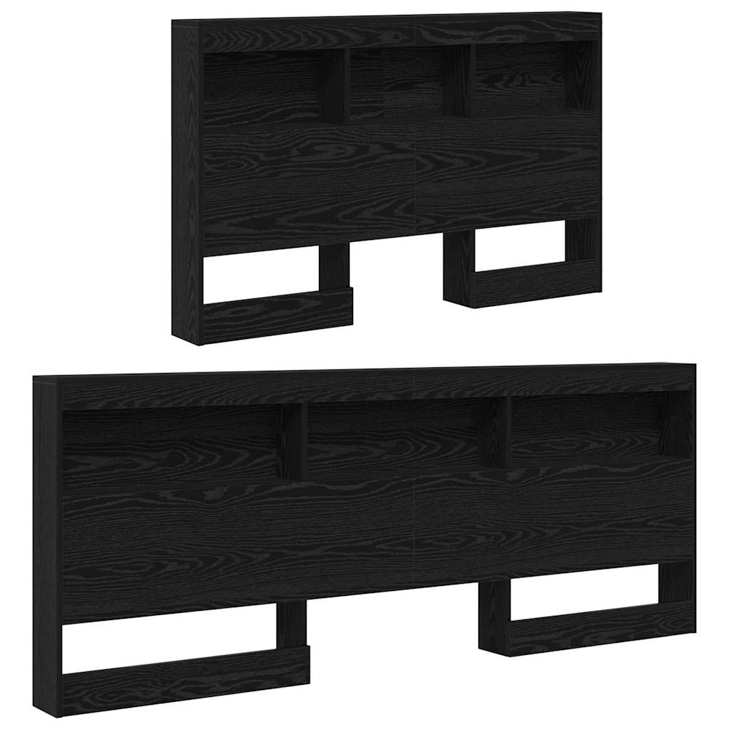 Testata contenitore Rovere Nero 207,5 x 137,5 x 76,5 cm