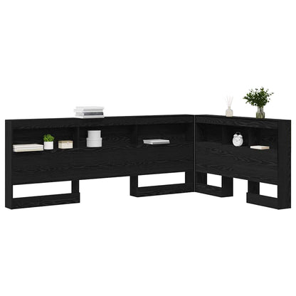 Testata contenitore Rovere Nero 207,5 x 137,5 x 76,5 cm