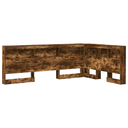 Testata contenitore Rovere fumÃ© 207,5 x 137,5 x 76,5 cm