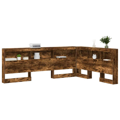 Testata contenitore Rovere fumÃ© 135 cm Legno multistrato