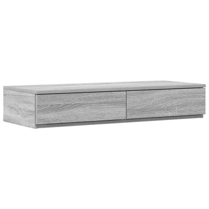 Struttura letto con contenitore Grigio Sonoma 100 cm
