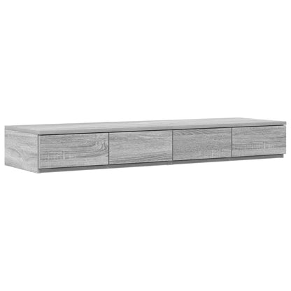 Struttura letto con contenitore Grigio Sonoma 120 cm
