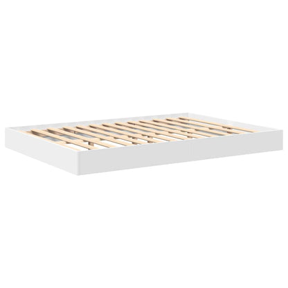 Letto Libreria Bianco 160 x 200 cm Legno multistrato