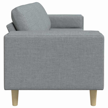 Divano per Soggiorno Grigio chiaro 250 x 77 x 76 cm Poliestere