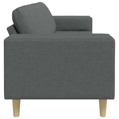 Divano per Soggiorno Grigio scuro 250 x 77 x 76 cm Poliestere