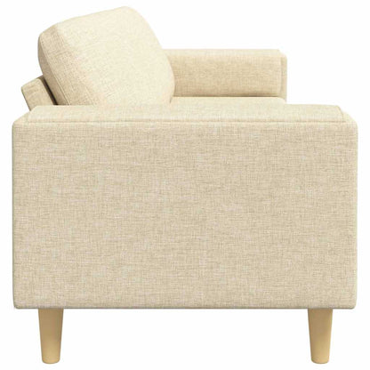 Divano per Soggiorno Crema 250 x 77 x 76 cm Poliestere