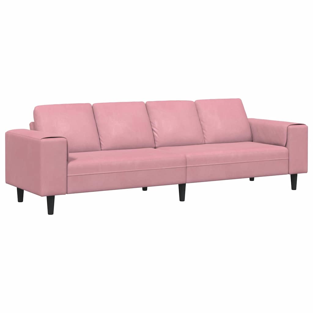 Divano per Soggiorno Rosa 250 x 77 x 76 cm
