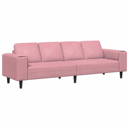 Divano per Soggiorno Rosa 250 x 77 x 76 cm