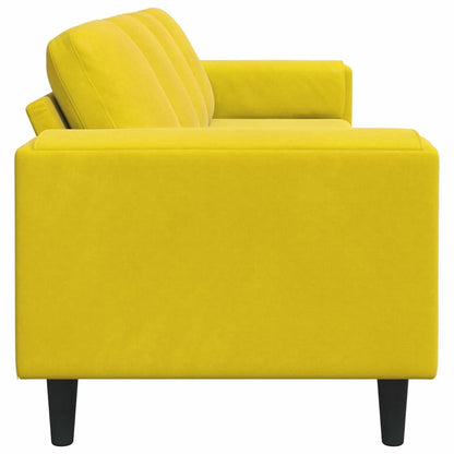 Divano per Soggiorno Giallo 250 x 77 x 76 cm