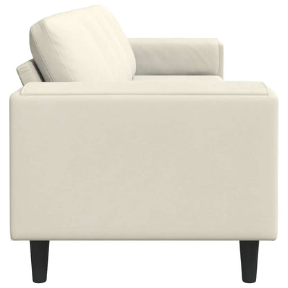 Divano per Soggiorno Crema 250 x 77 x 76 cm