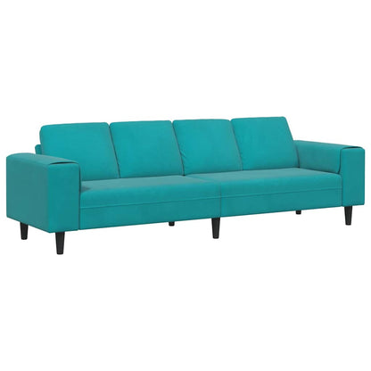 Divano per Soggiorno Turchese 250 x 188 x 76 cm