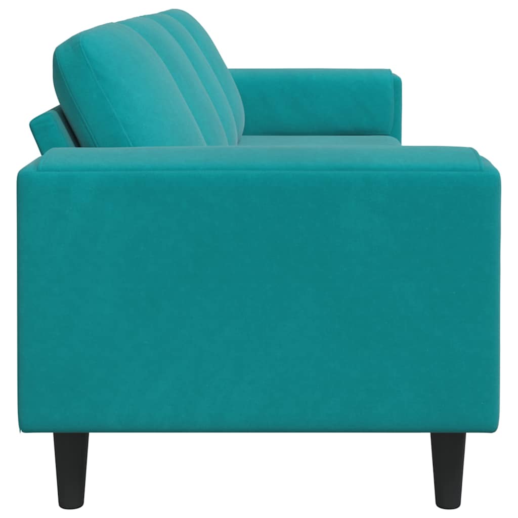 Divano per Soggiorno Turchese 250 x 188 x 76 cm