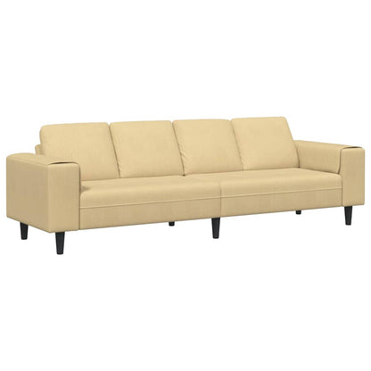 Divano Grigio Verde 250 x 77 x 76 cm Tessuto in Cords