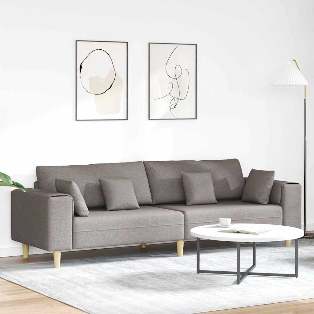 Divano con cuscino Talpa 250 x 77 x 76 cm Tessuto