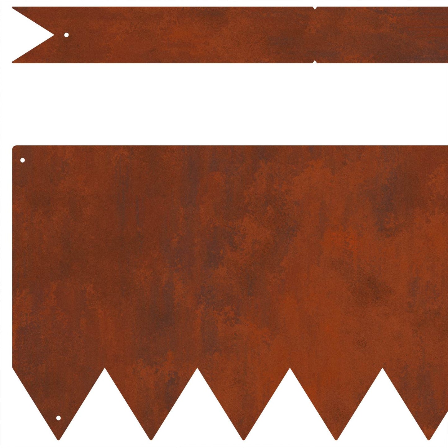 Bordura per Prato 50 pcs Marrone 100 x 0.05 x 20 cm