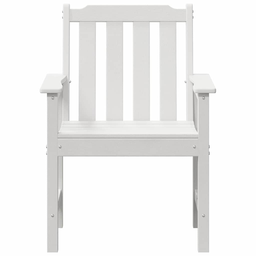 Sedia da Giardino 4 pcs Bianco 65.5 x 59 x 88 cm Polietilene
