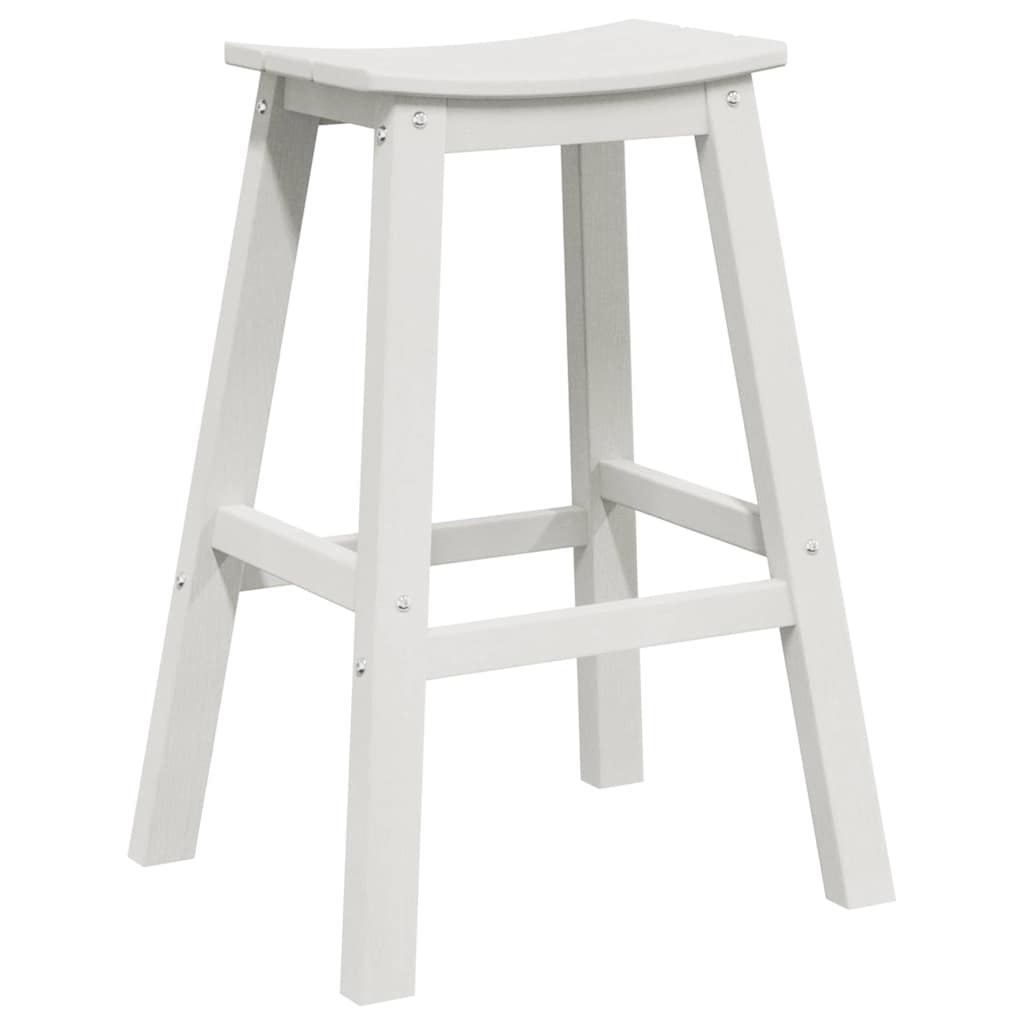 Set Bar da Giardino 3 pcs Bianco HDPE