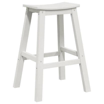 Set Bar da Giardino 3 pcs Bianco HDPE