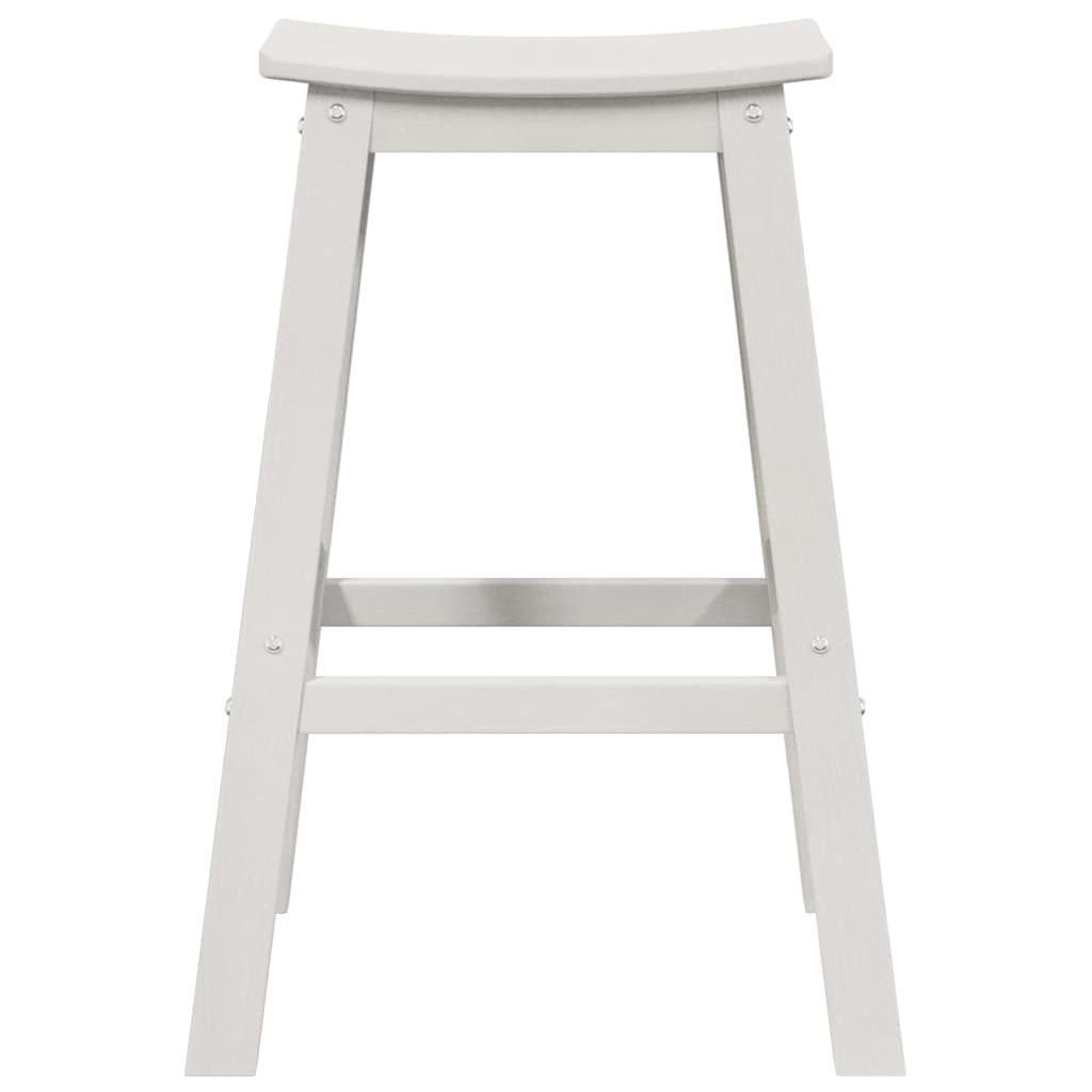 Set Bar da Giardino 6 pcs Bianco HDPE