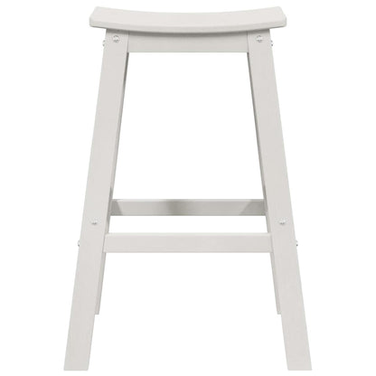 Set Bar da Giardino 6 pcs Bianco HDPE