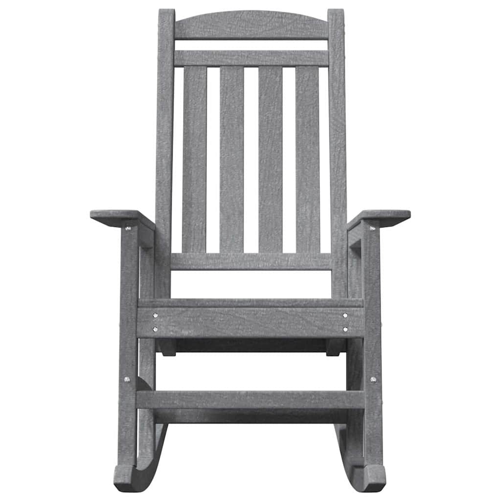 Sedia a dondolo 2 pcs Grigio chiaro 92 x 70 x 108 cm