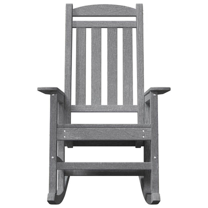 Sedia a dondolo 2 pcs Grigio chiaro 92 x 70 x 108 cm