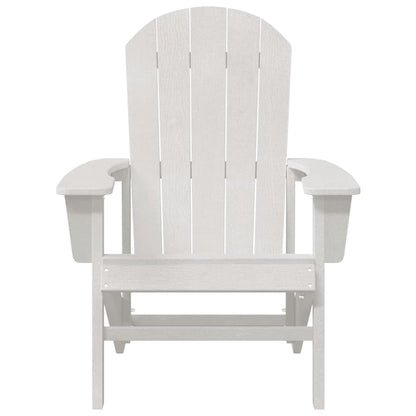 Sedia da Giardino 2 pcs Bianco 82 x 74 x 92 cm Polietilene