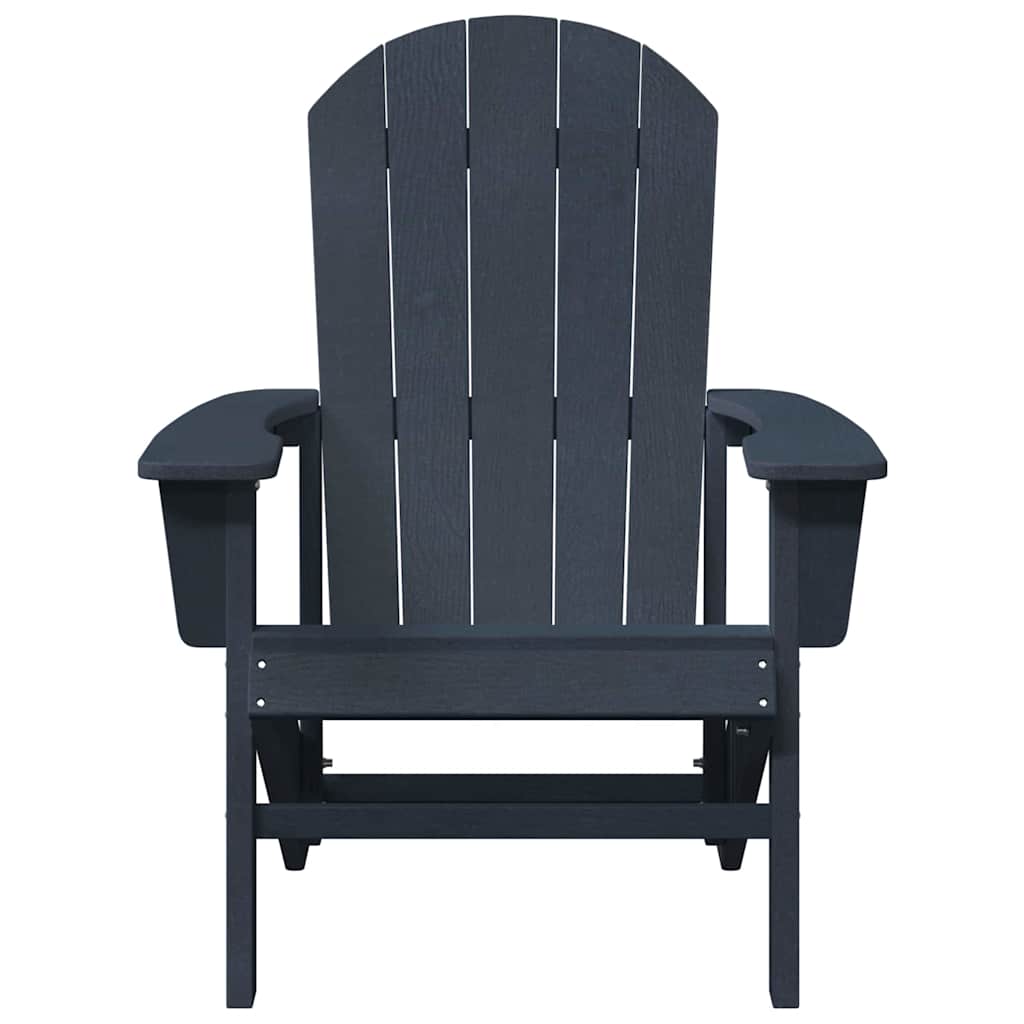Sedia da Giardino 2 pcs Navy 82 x 74 x 92 cm Polietilene