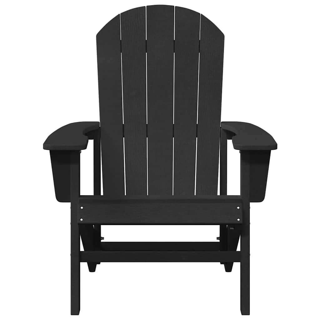 Sedia da Giardino 2 pcs Nero 82 x 74 x 92 cm Polietilene