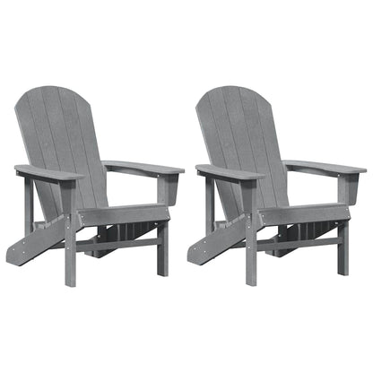 Sedia da Giardino 2 pcs Grigio chiaro 82 x 74 x 92 cm