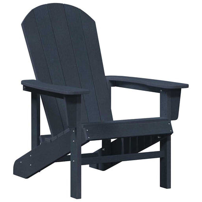 Sedia da Giardino 3 pcs Navy Polietilene