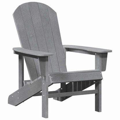 Sedia da Giardino 3 pcs Grigio chiaro Polietilene