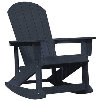 Set Lounge da Giardino 3 pcs Blu navy HDPE