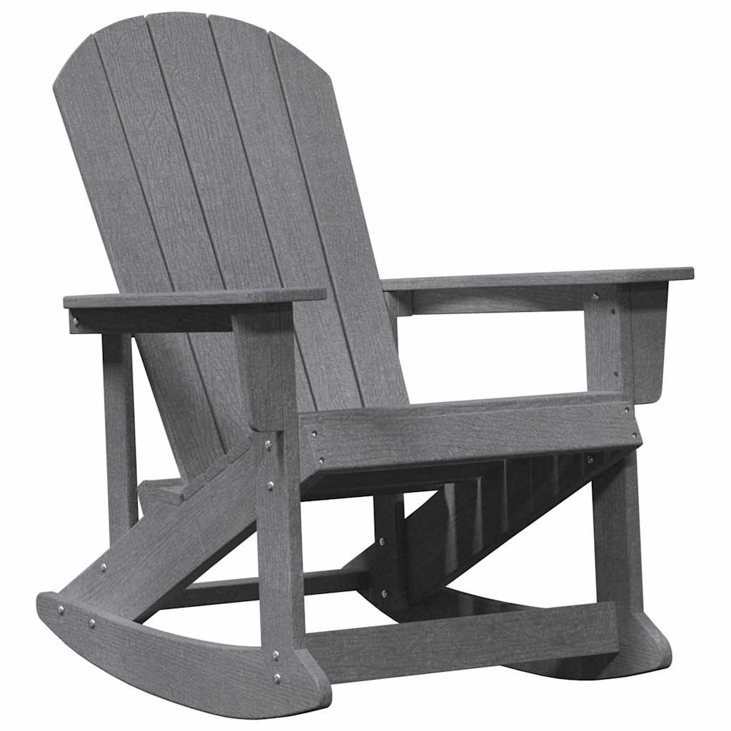 Set Lounge da Giardino 3 pcs Grigio chiaro HDPE