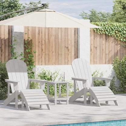 Sedia da Giardino 2 pcs Bianco 83 x 74 x 92 cm Polietilene