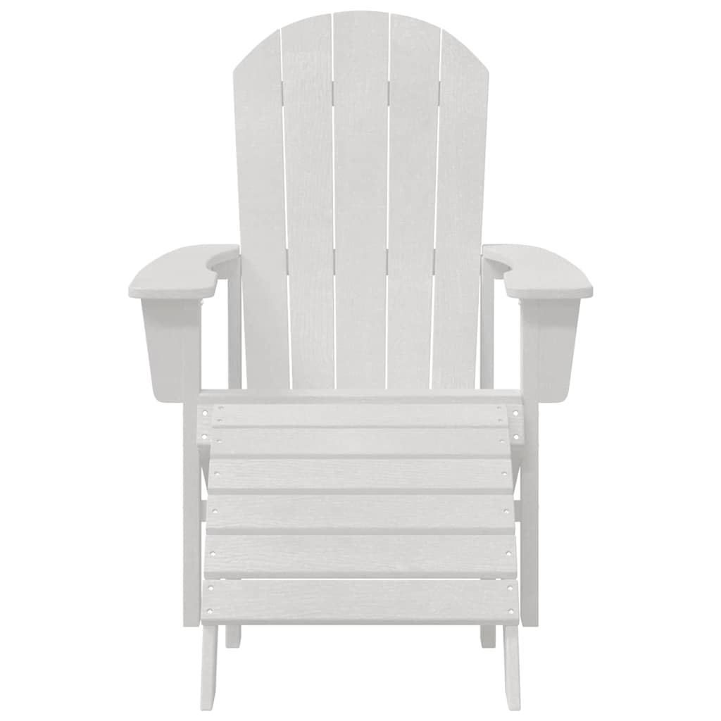 Sedia da Giardino 2 pcs Bianco 83 x 74 x 92 cm Polietilene