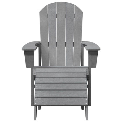 Sedia da Giardino 2 pcs Grigio chiaro 83 x 74 x 92 cm