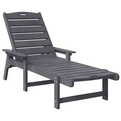 Lettino da sole 2 pcs Grigio chiaro 195,5 x 53 x 98,5 cm